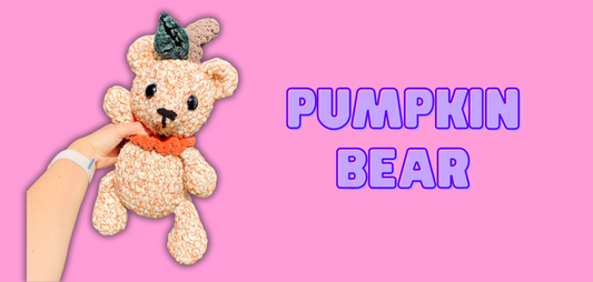 Pumpkin Bear! - Low Sew Crochet Pattern