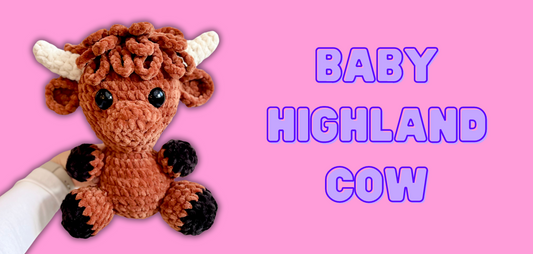 Baby Highland Cow Crochet Pattern