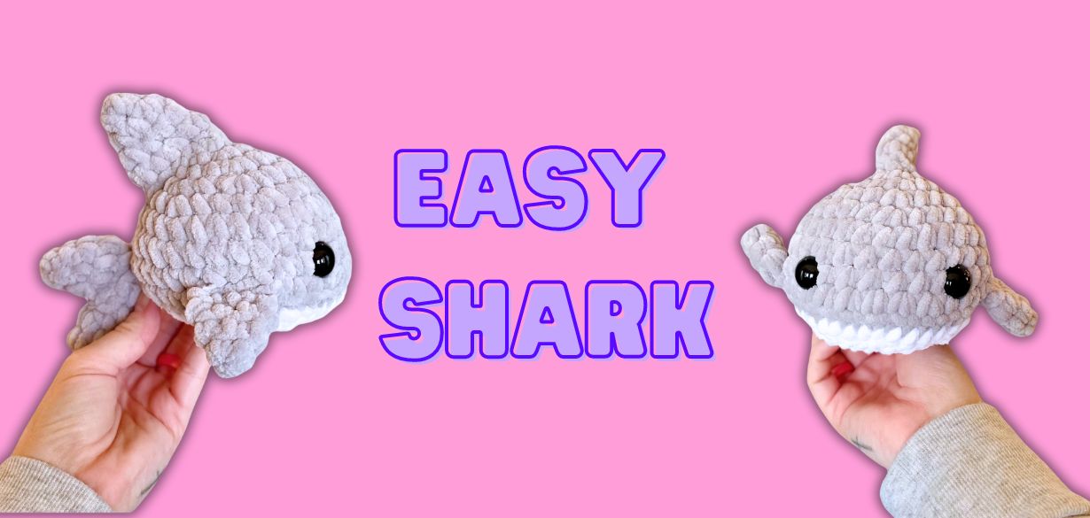 Easy Crochet Shark! – yarnybox