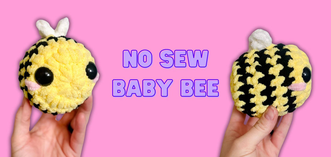 The BEST No Sew Baby Bee Crochet Pattern