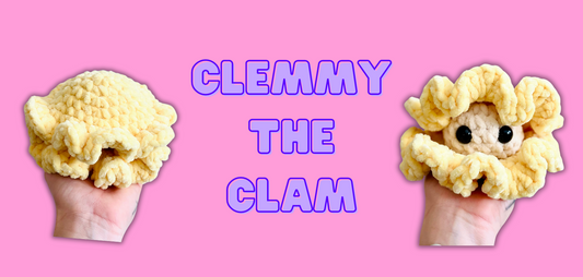 Clemmy the Clam Crochet Pattern