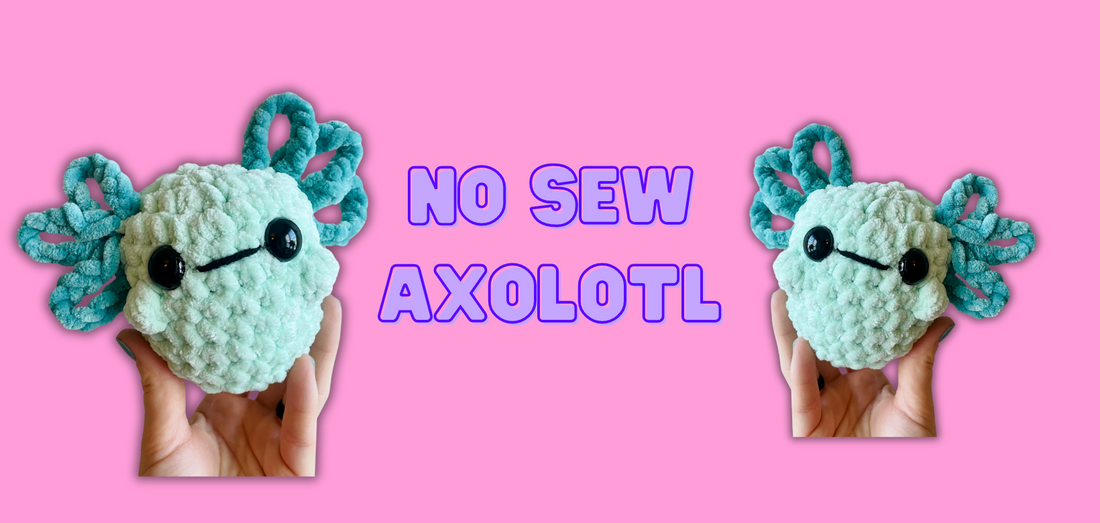 Baby Axolotl - No Sew Market Make!