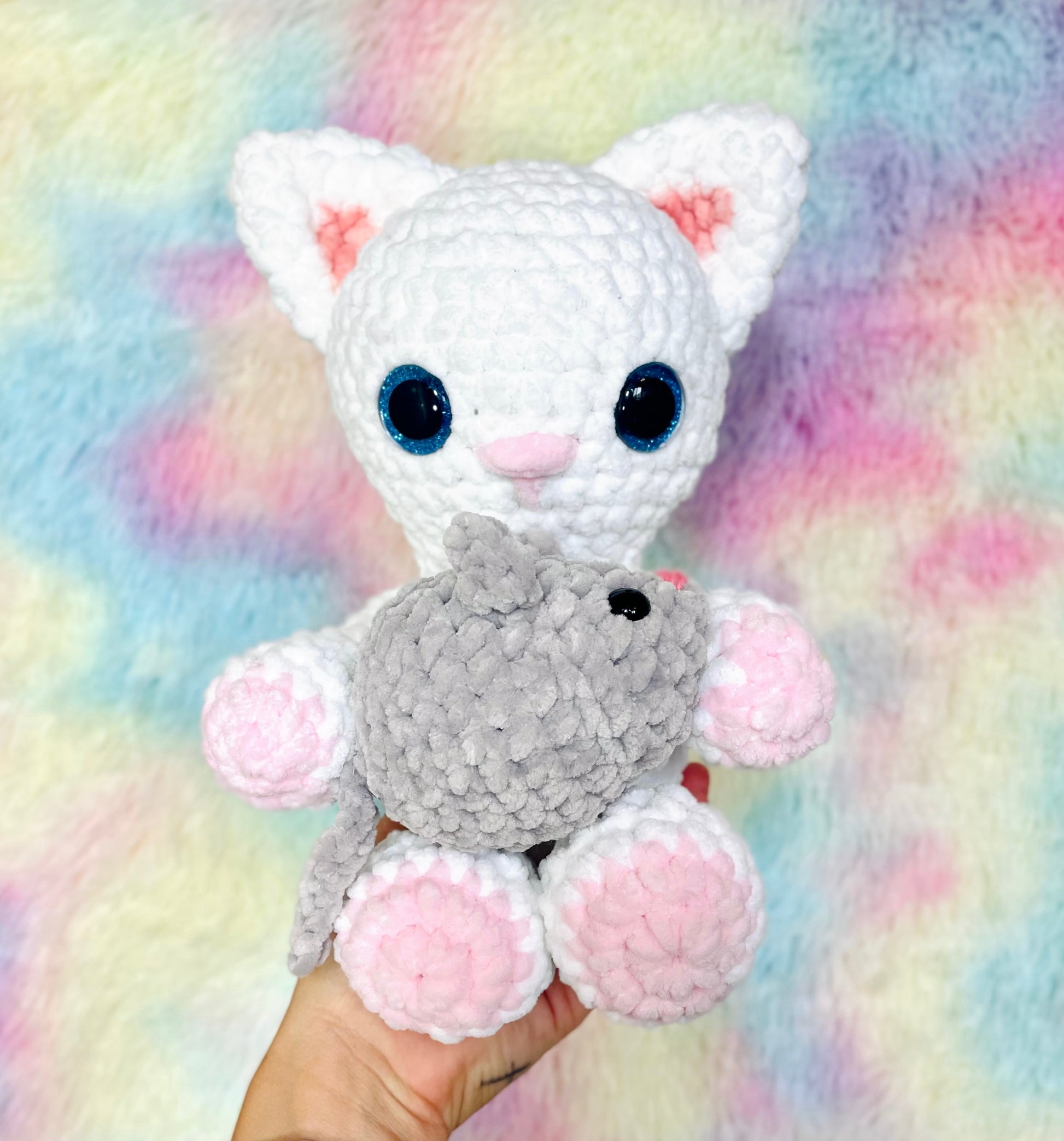 cat and mouse crochet pattern