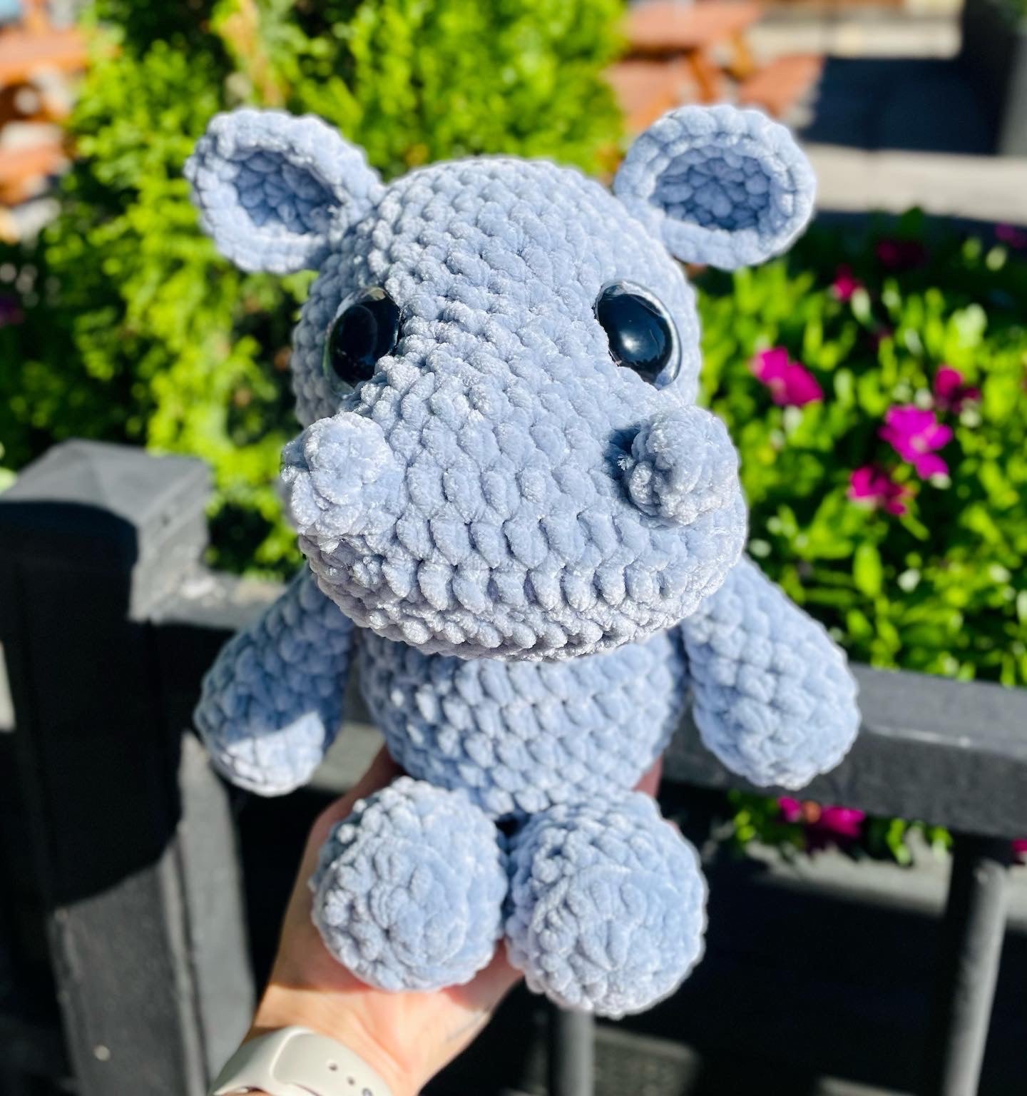 Holly the Hippo | Advanced Crochet Pattern Digital File