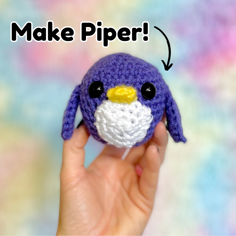Piper the Penguin Complete Crochet Kit | Beginner friendly