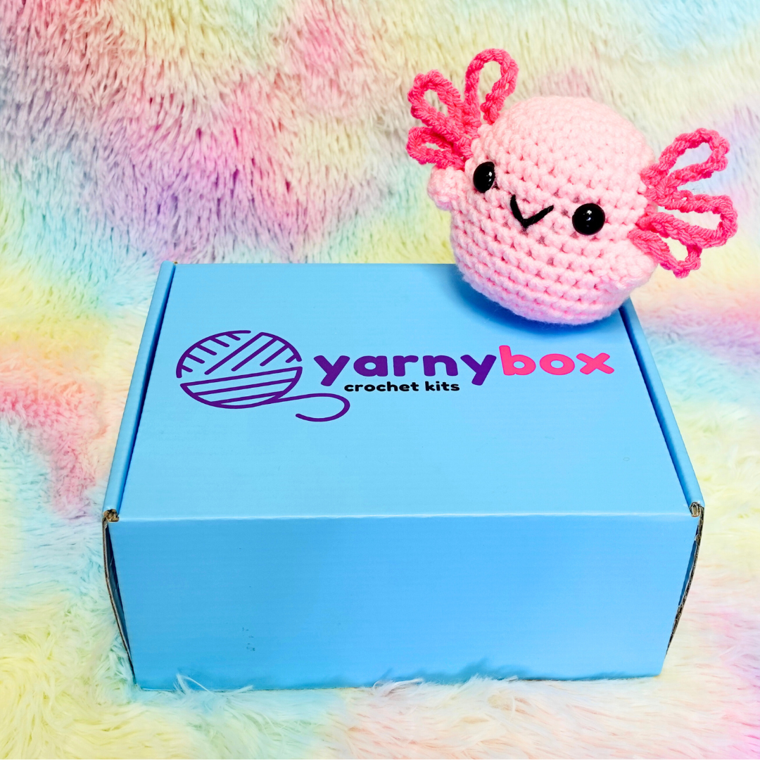 Amy the Axolotl Complete Crochet Kit | Beginner friendly