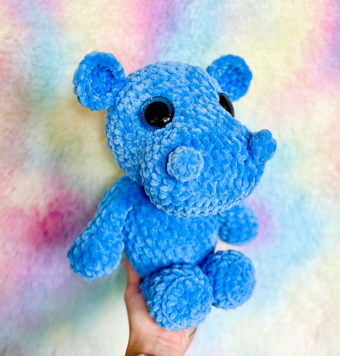 Holly the Hippo | Advanced Crochet Pattern Digital File