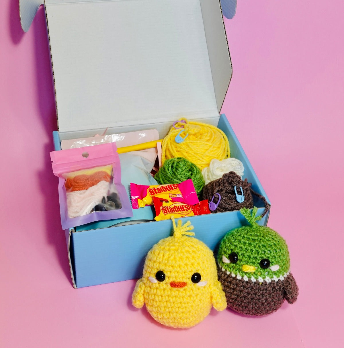 Duck and Chick Crochet kit