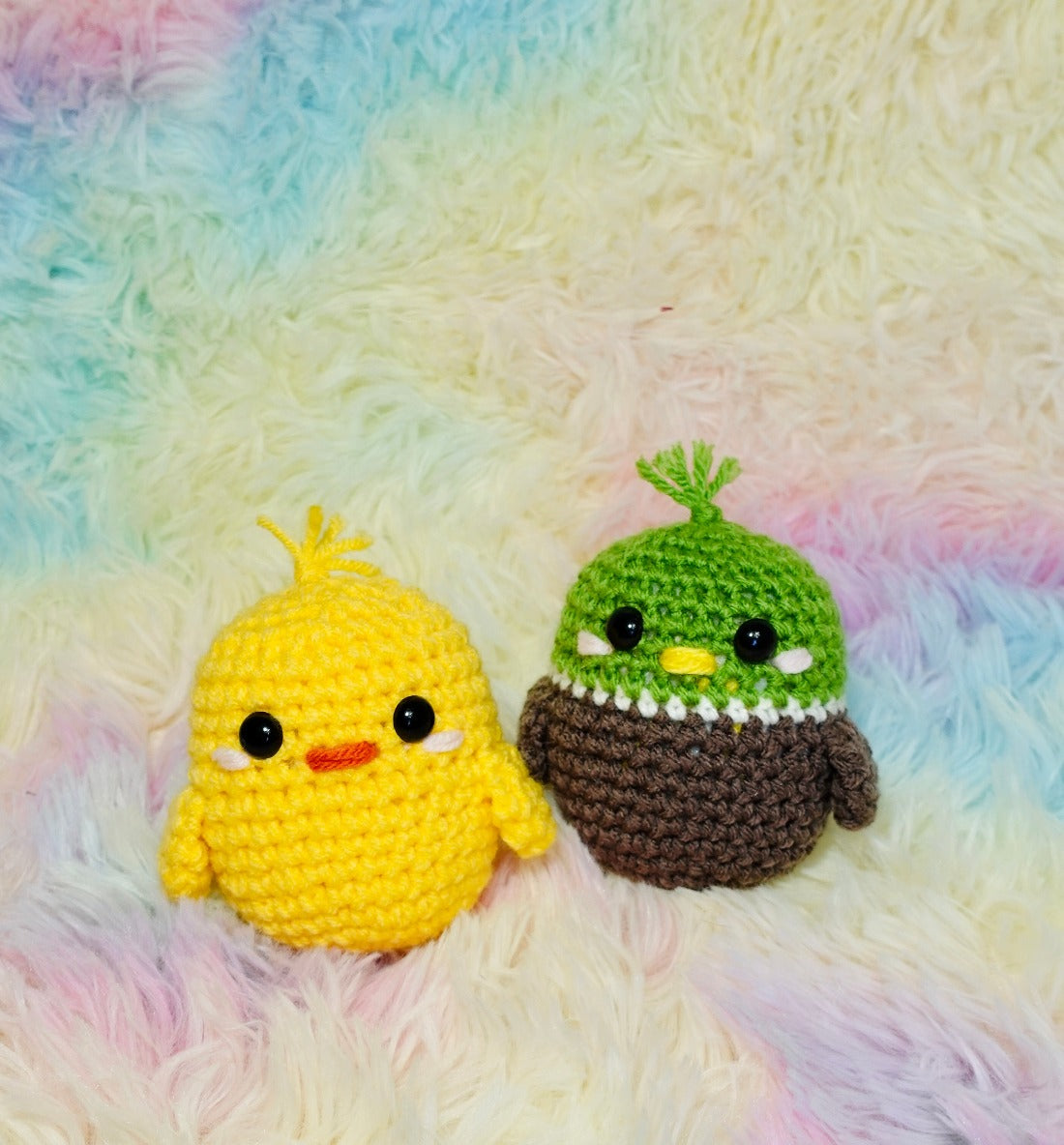 Duck and Chicklet crochet pattern / kit
