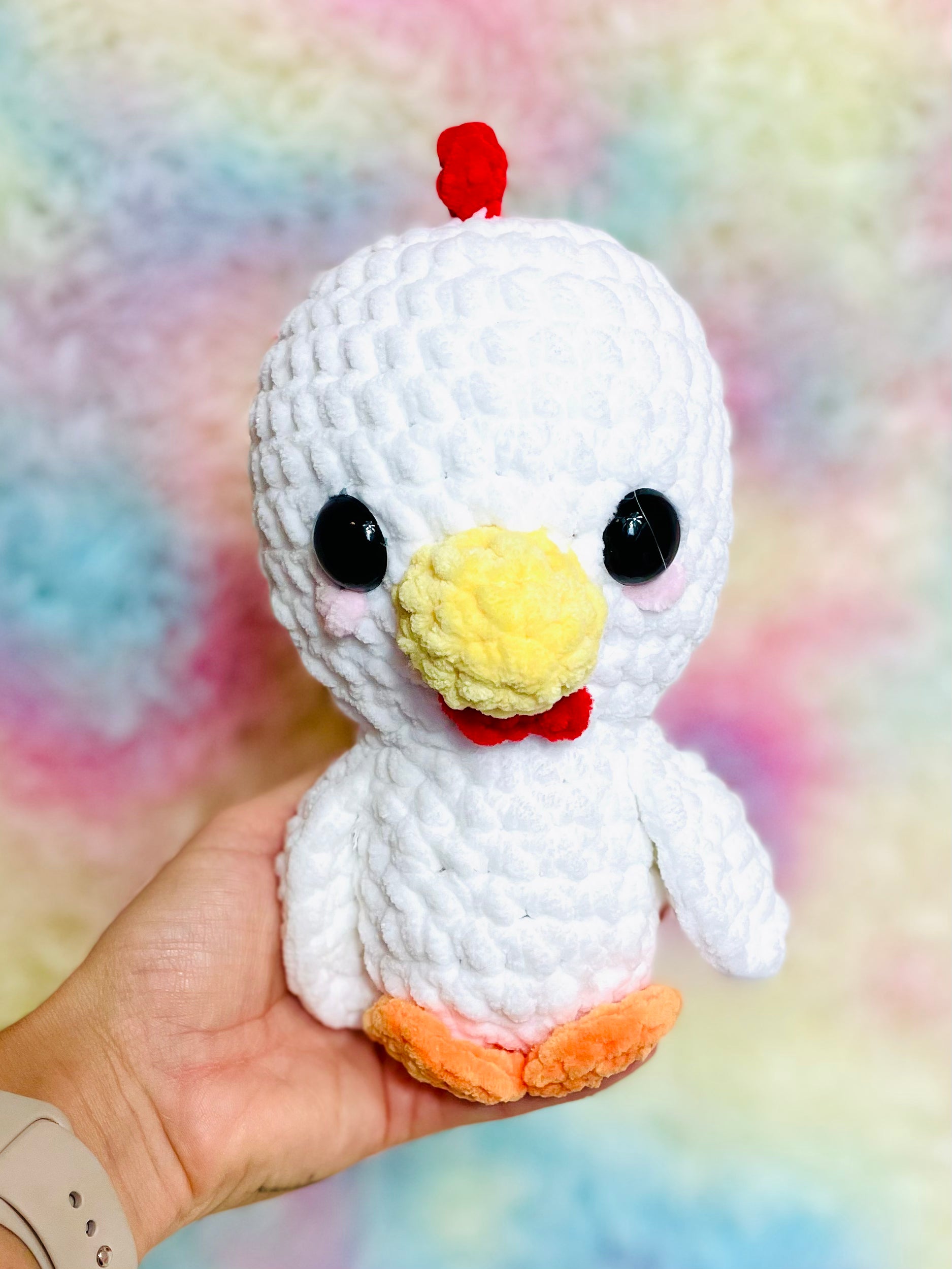 cute chicken crochet