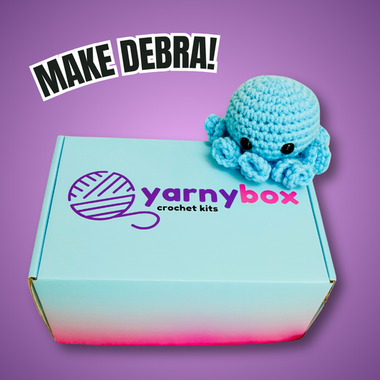 Debra the Octopus Complete Crochet Kit | Beginner friendly