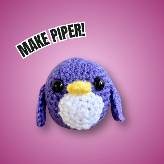 Piper the Penguin Complete Crochet Kit | Beginner friendly