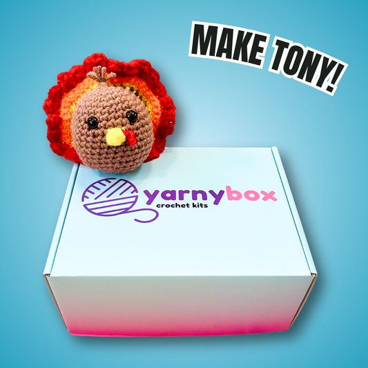 Tony the Turkey Complete Crochet Kit | Beginner friendly