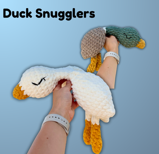 Duck Snugglers - Crochet Pattern - Digital File ONLY