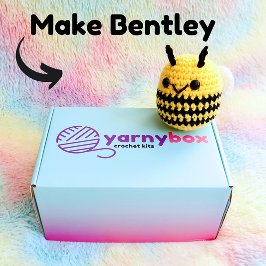 Bentley the Bee Complete Crochet Kit | Beginner friendly