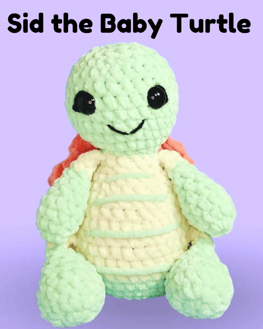crochet baby turtle