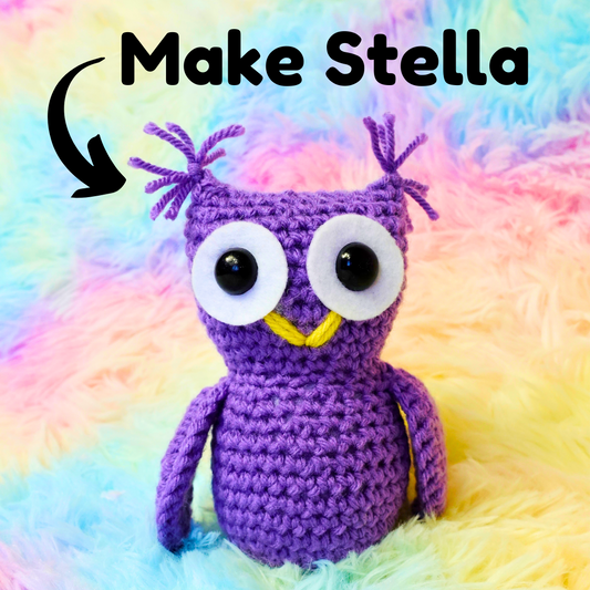 Beginner crochet owl kit