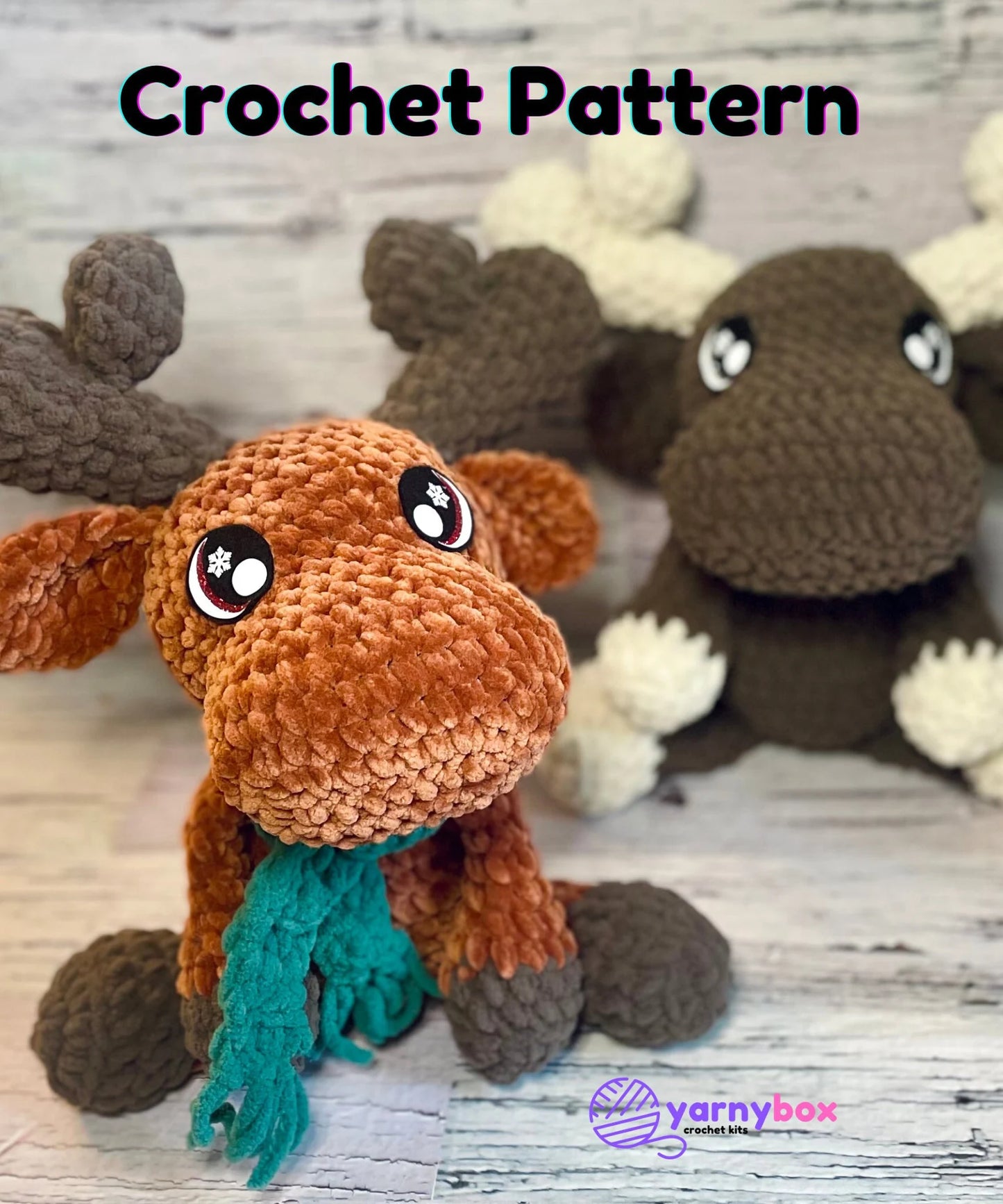 Marvin the moose crochet pattern