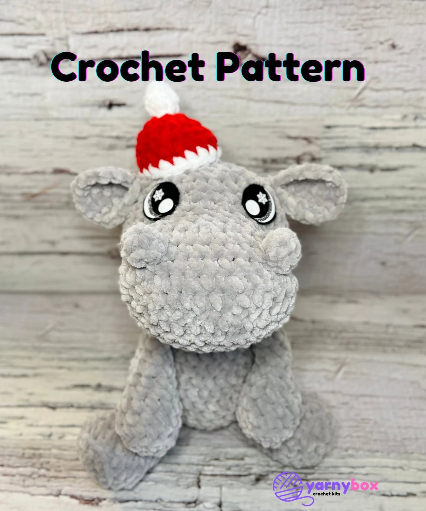 Hippo Crochet Pattern