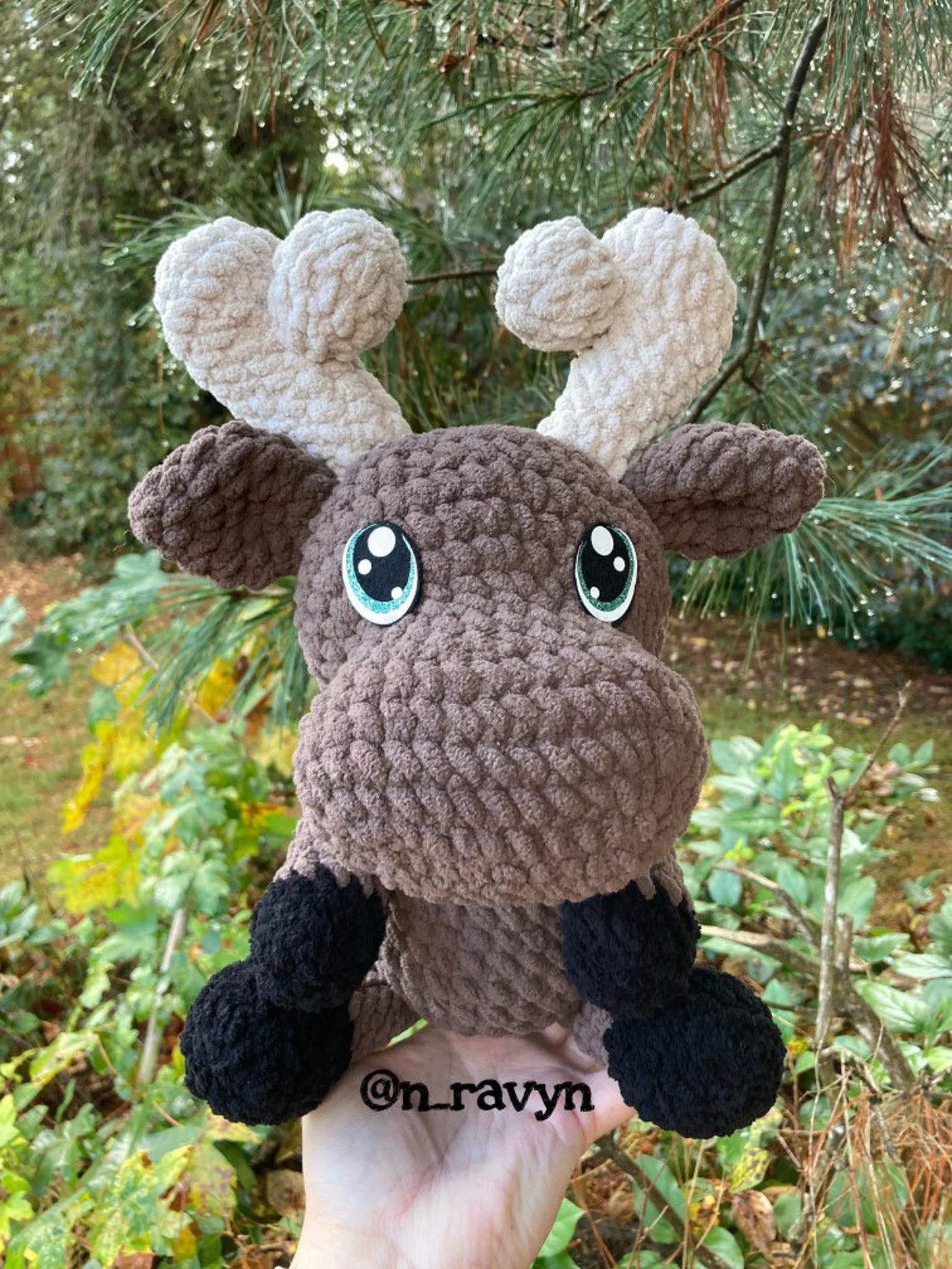 Crochet moose pattern