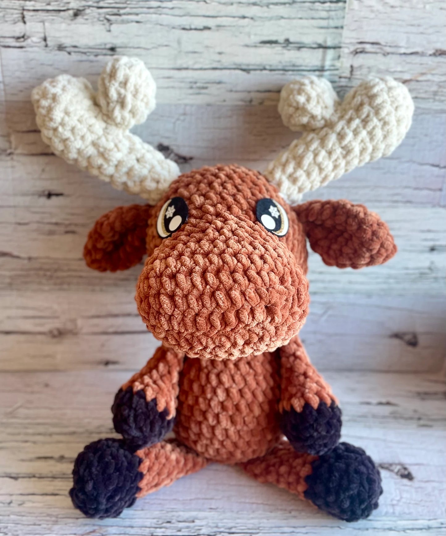 Crochet moose pattern